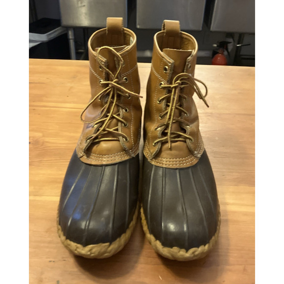 Vinatge LL Bean Duck Bean Boots Maine Hunting Shoe Goretex Made In USA Mens 11